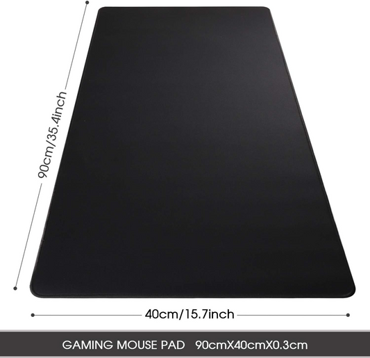 Mouse Pad XXL 90x40cm x 2m Black