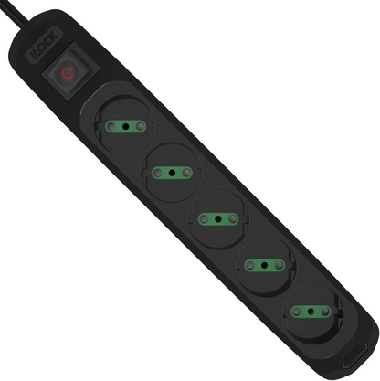 ilock 5 Outlet Power Strip 16A UP TO 3500W