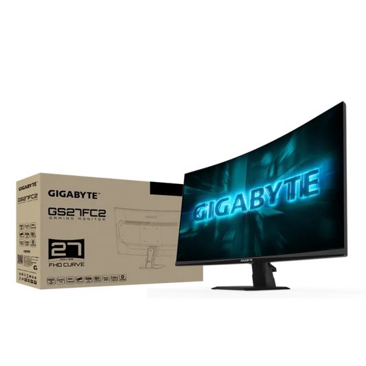 Gigabyte GS27FC2 27 inch Curved Gaming Monitor – Super Speed VA panel 1500R, Full HD 240Hz, 1ms, 125% sRGB