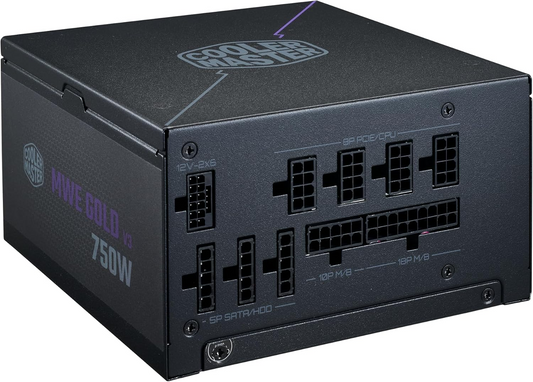 Cooler Master 750W MWE Gold V3  Full Modular ATX 3.1 80Plus Gold Power Supply