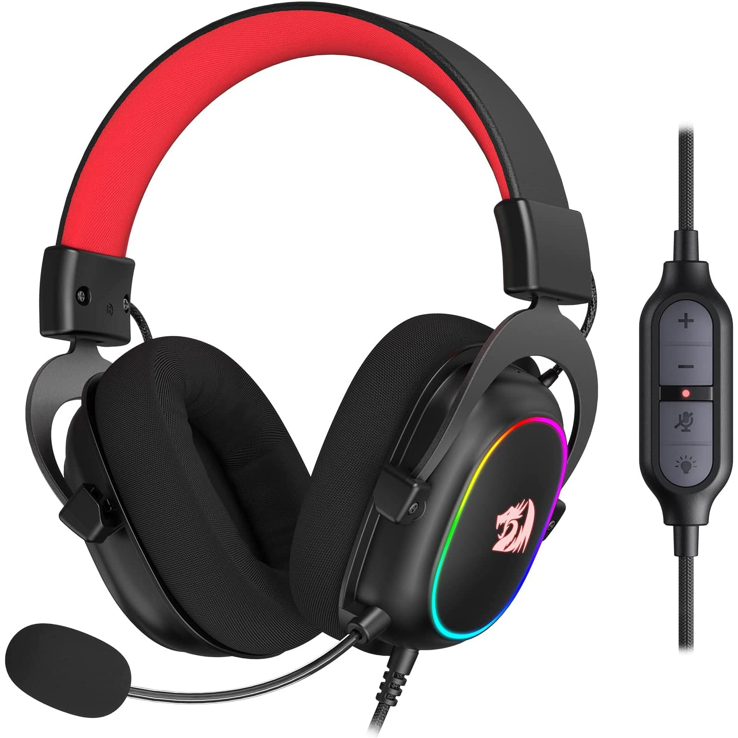 Redragon H510 RGB Zeus X USB 7.1 Gaming Headset- black
