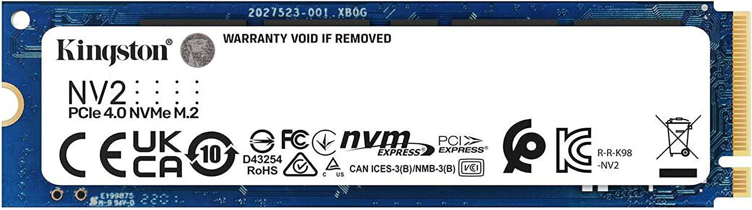 Kingston NV2 500GB PCIe Gen4.0 x4 Nvme Ssd