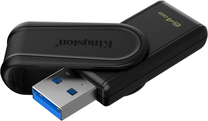 Kingston Exodia S 64GB USB 3.2 Flash Drive black