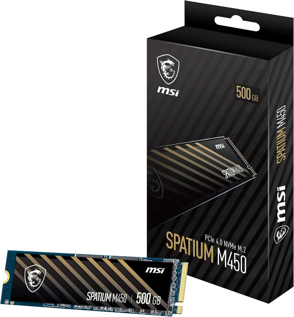 MSI SPATIUM M450 500GB PCIe 4.0 NVMe M.2