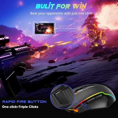Redragon M910-KS Ranger Lite 8000 DPI Wireless Gaming Mouse