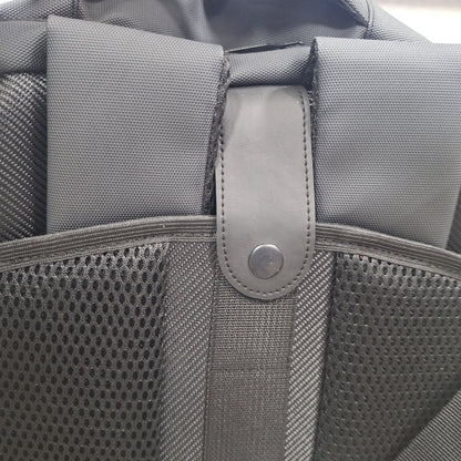 Bagbell 3010 Laptop Backpack Made by High Quality Material 2x Zipper fits up to 15.6 inch- black