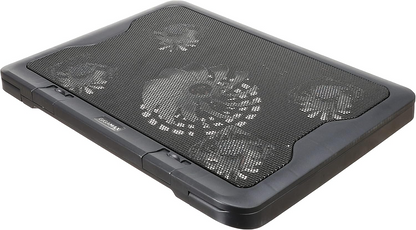 Laptop Cooler Gigamax gm88 cooling pad with 5 fans for laptops - black