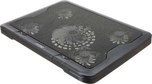 Laptop Cooler Gigamax gm88 cooling pad with 5 fans for laptops - black