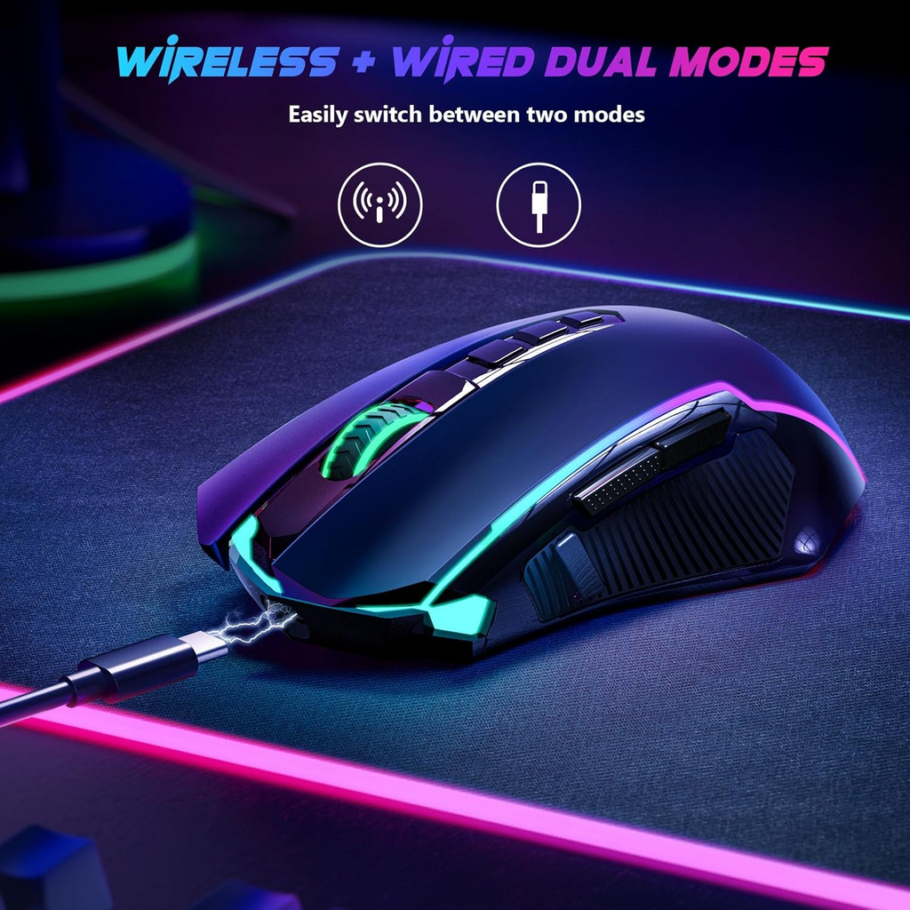 Redragon M910-KS Ranger Lite 8000 DPI Wireless Gaming Mouse