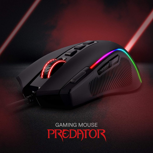 Redragon M612 Predator RGB 8000 DPI 11 Programmable Buttons Wired Gaming Mouse