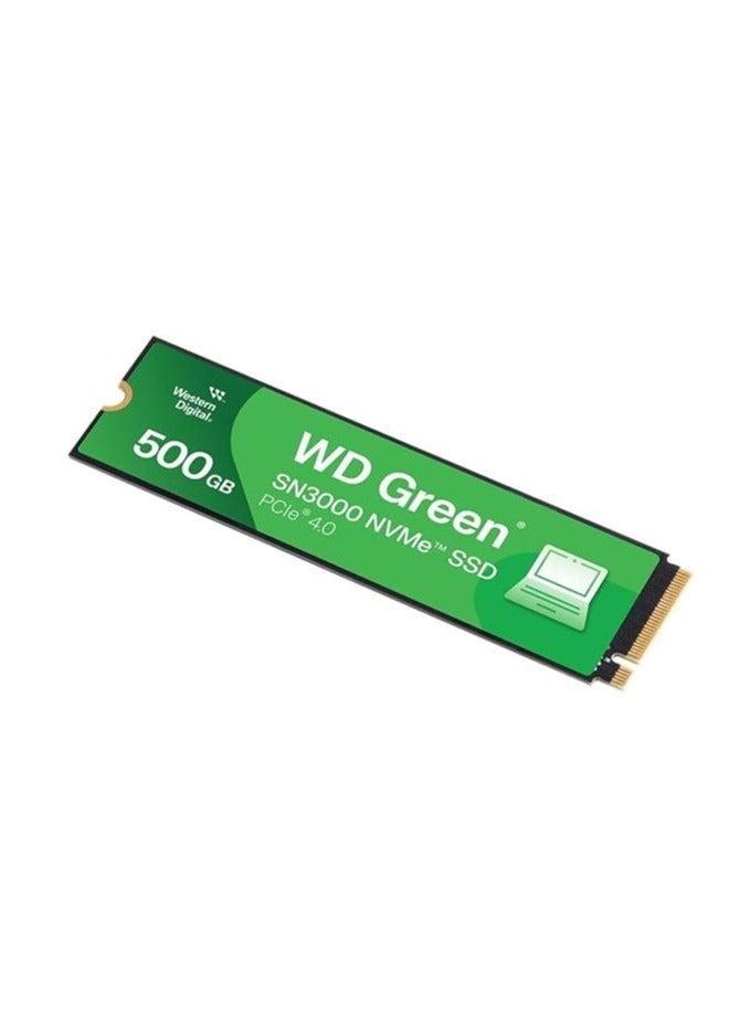 WD Green SN3000 500Gb M2 Nvme Internal Solid State Drive SSD