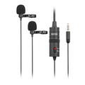 BOYA BY-M1DM Dual Omnidirectional Lavalier Mic