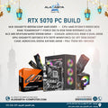 تجميعة كمبيوتر بمعالج RYZEN 5 9600x وبطاقة رسومات rtx 5070 بسعة 12 جيجابايت