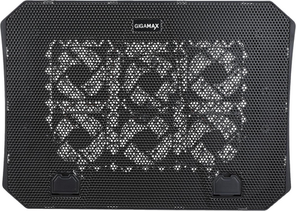Laptop Cooler Gigamax gm99 cooling pad with 6 fans for laptops - black