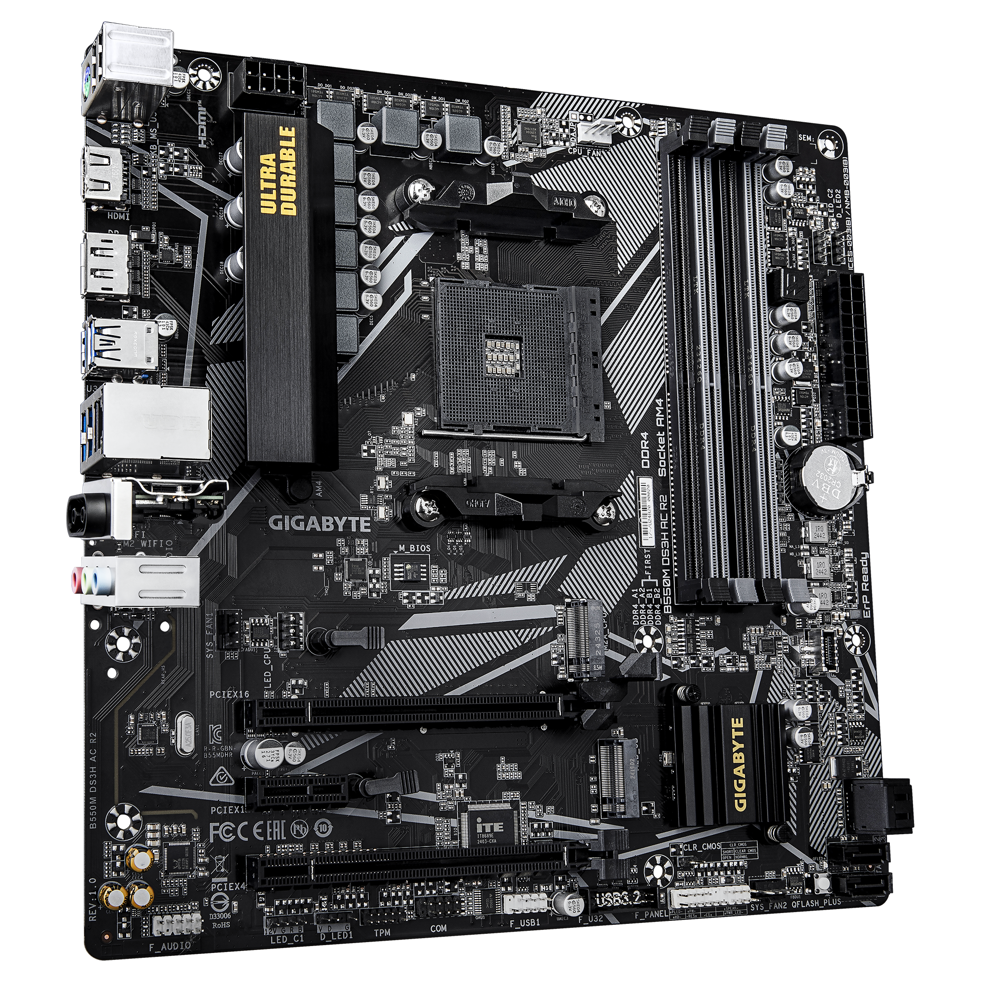 GIGABYTE B550M DS3H AC R2 WIFI AM4 Motherboard