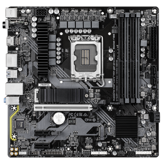 Gigabyte B760M DS3H WIFI6E DDR4 Gen5 Intel LGA1700 Motherboard