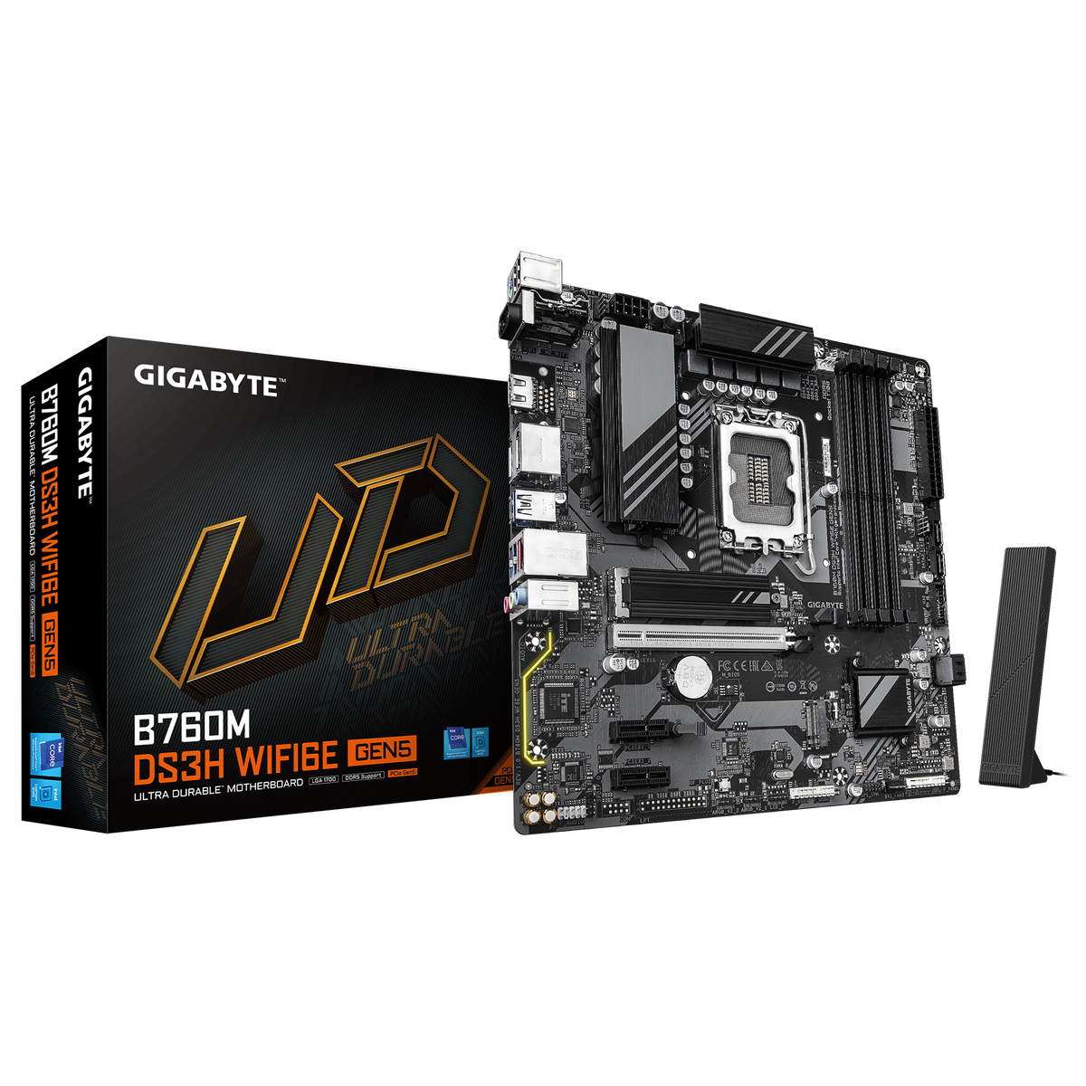Gigabyte B760M DS3H WIFI6E Gen5 Intel LGA1700 Motherboard
