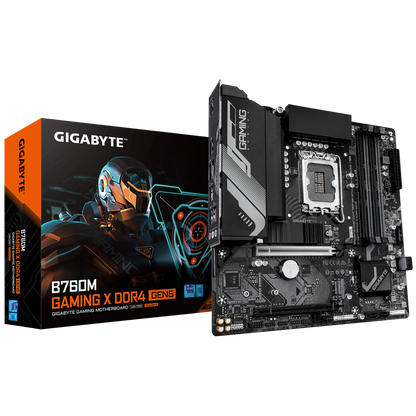 GIGABYTE B760M GAMING X GEN5 DDR4 PCIe 5.0 x16 Slot Intel LGA1700 Motherboard