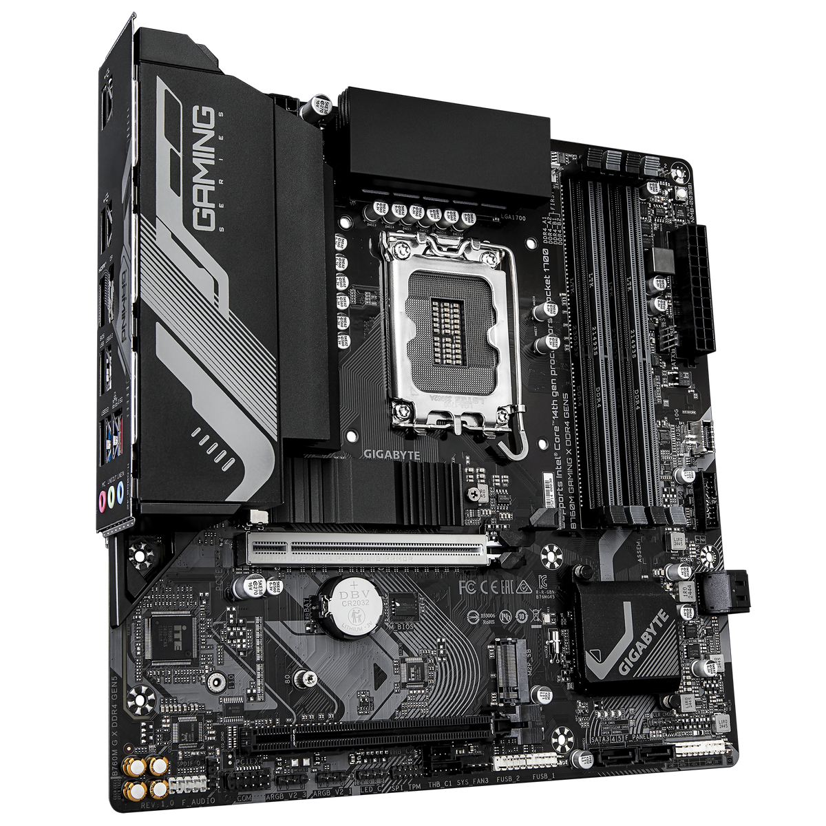 GIGABYTE B760M GAMING X GEN5 DDR4 PCIe 5.0 x16 Slot Intel LGA1700 Motherboard