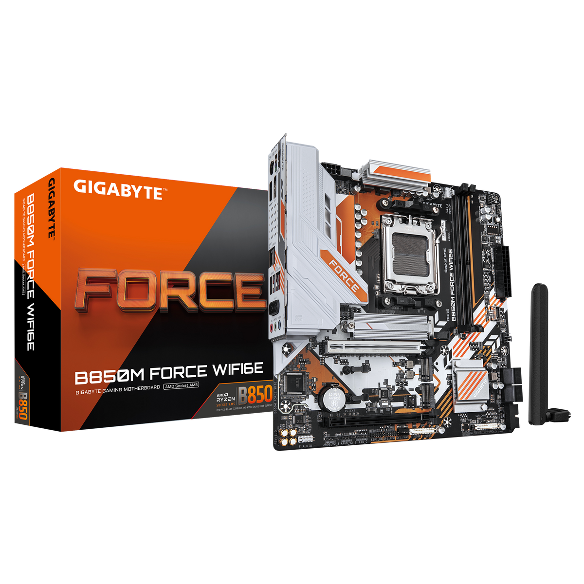 Gigabyte B850M FORCE WIFI6E AMD AM5 DDR5  Motherboard X3D Turbo Mode