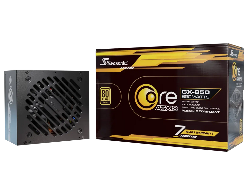 Seasonic Core Gx-850 850W Atx 3.1 fully modular 80+ Gold Power Supply