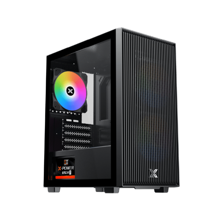 XIGMATEK Amun 3 Fan ARGB PWM + X-Power 650W 80 Plus Micro Tower Case