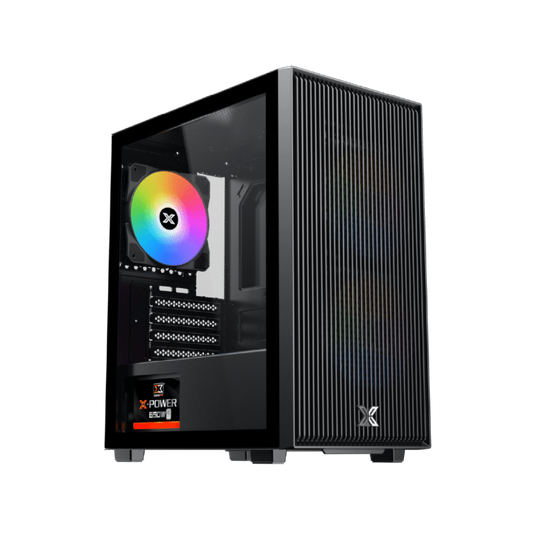 XIGMATEK Amun 3 Fan ARGB PWM + X-Power 650W 80 Plus Micro Tower Case