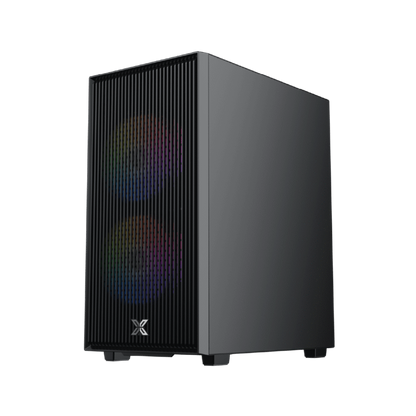 XIGMATEK Amun 3 Fan ARGB PWM + X-Power 650W 80 Plus Micro Tower Case