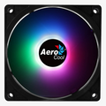 Aerocool Frost 12 Black 120mm with Molex + 3-Pin connector-RGB LED-Fan speed of 1000 RPM-Curved fan blades for maximum cooling performance