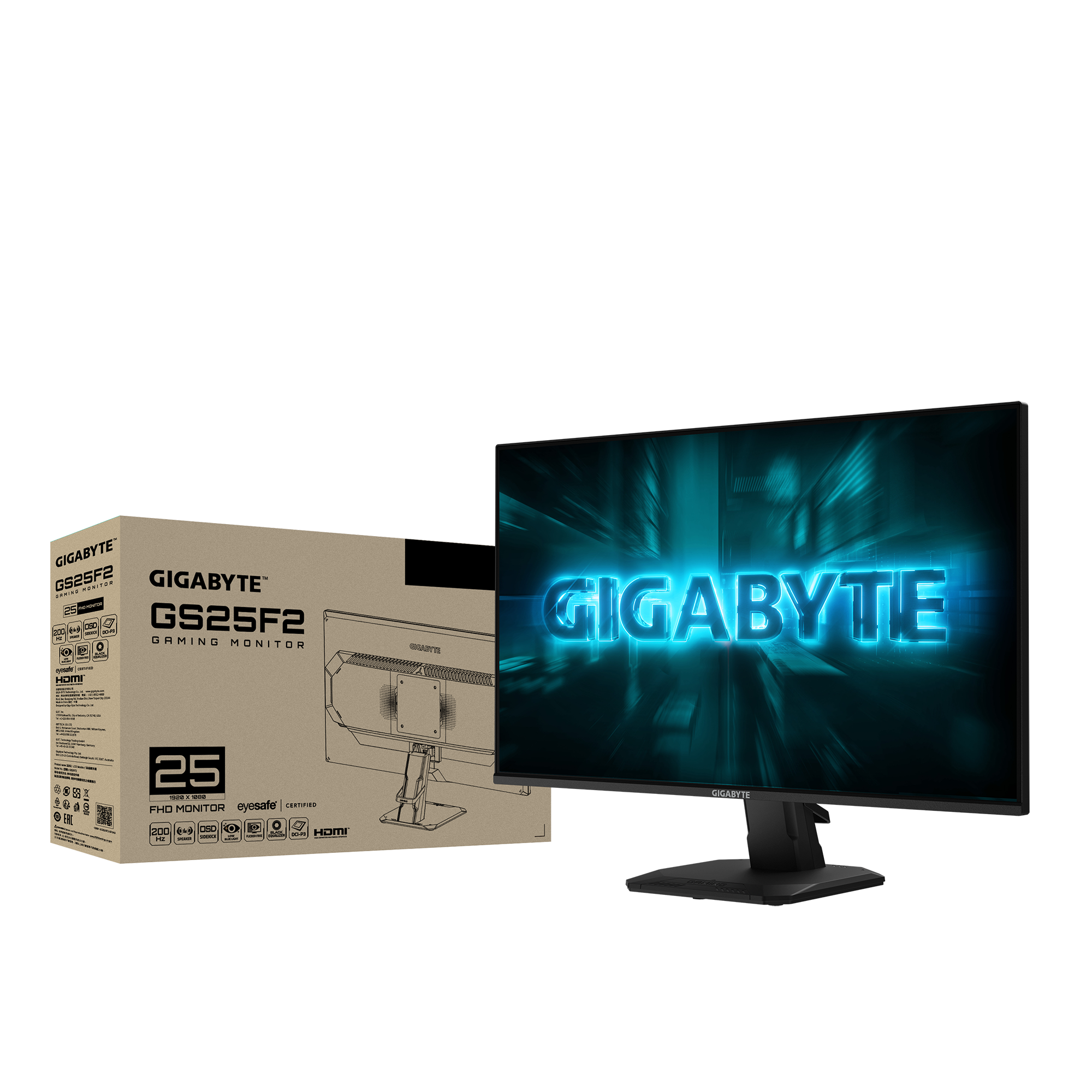 Gigabyte GS25F2A 25-inch IPS 240Hz 1ms FHD Gaming Monitor