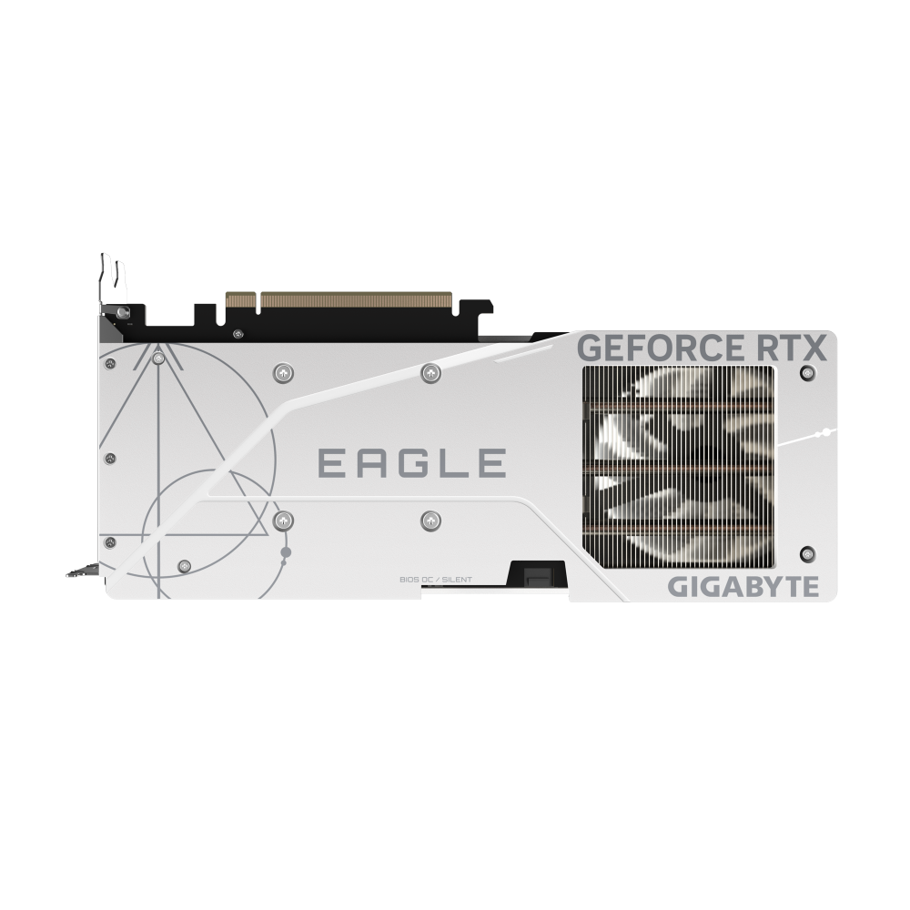 Gigabyte GeForce RTX graphics card with 'Eagle' branding on a white background