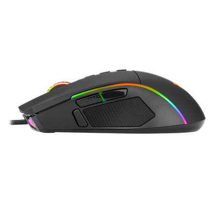 Redragon M812 PLANK 16,000 DPI Gaming Mouse - Black