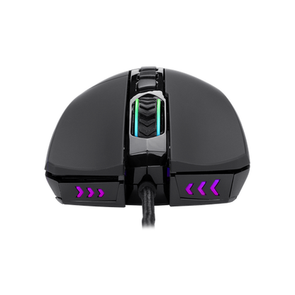 Redragon M812 PLANK 16,000 DPI Gaming Mouse - Black