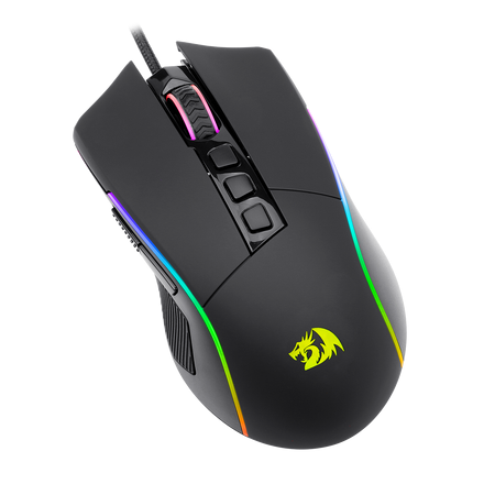 Redragon M812 PLANK 16,000 DPI Gaming Mouse - Black