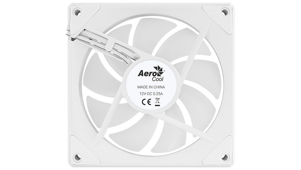 Aerocool Phantom M-3 White 120mm PWM fan-ARGB design