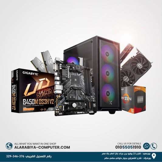ryzen 5 5500 + RTX 3050 PC BUILD