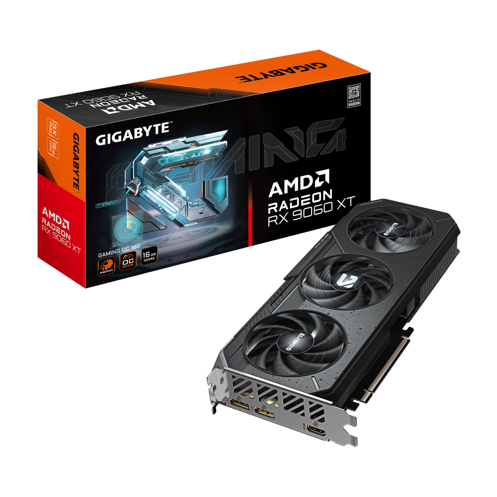 Gigabyte Radeon RX 9060 XT GAMING OC 16GB Graphics Card