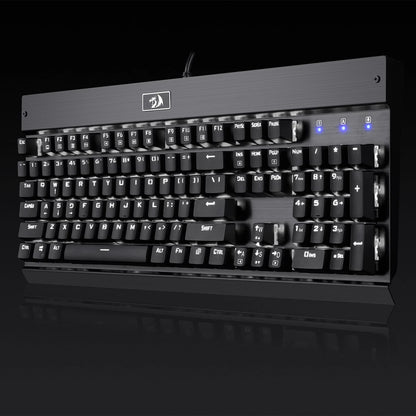 Redragon KG010-KN Gaming Mechanical Keyboard – Brown Switch – White Led -Black
