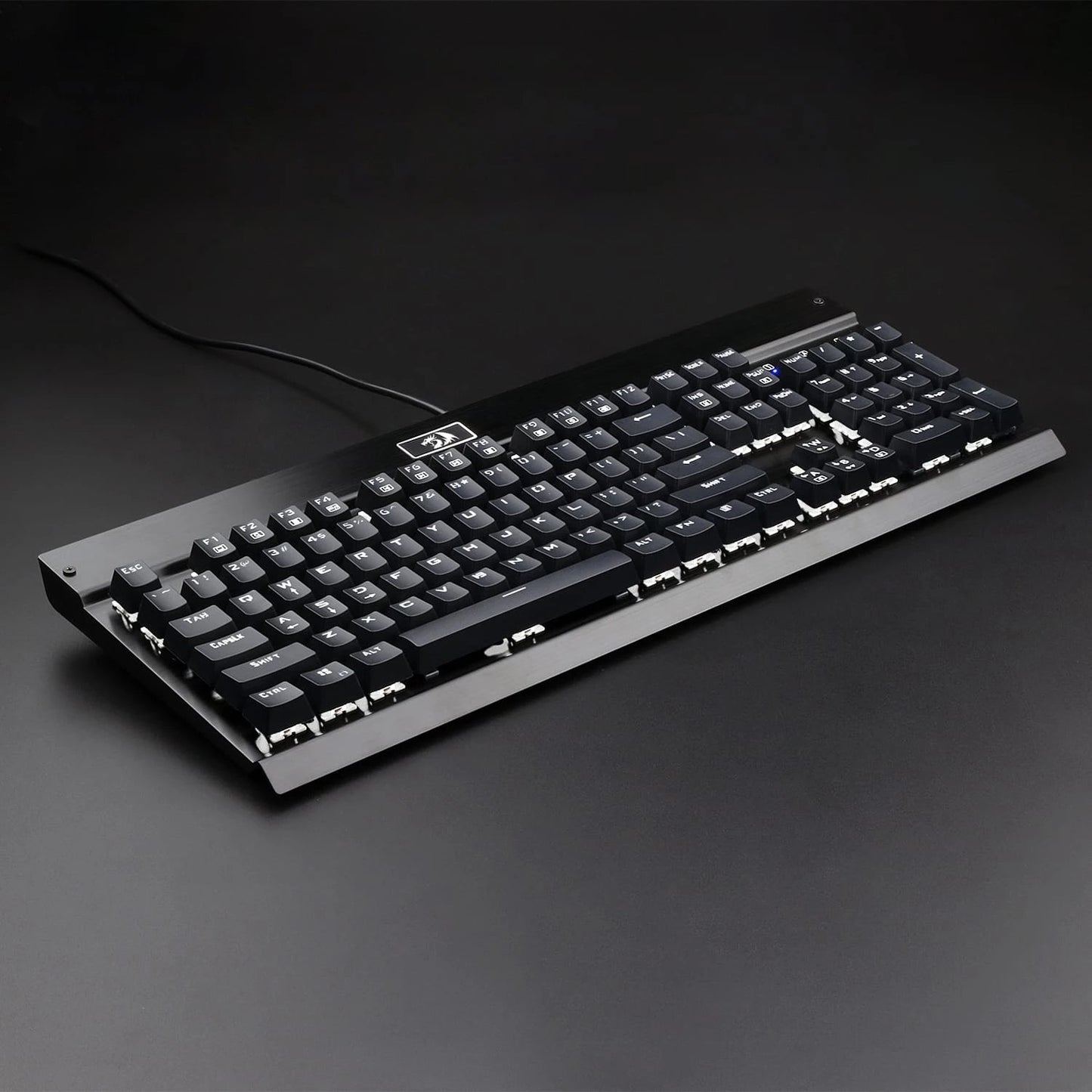 Redragon KG010-KN Gaming Mechanical Keyboard – Brown Switch – White Led -Black