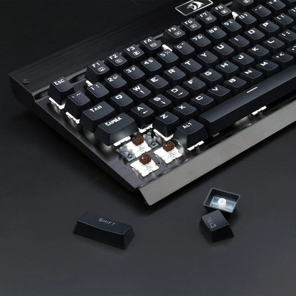 Redragon KG010-KN Gaming Mechanical Keyboard – Brown Switch – White Led -Black