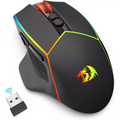 Redragon M814 AXE PRO RGB Tri-Mode 2.4G/USB-C/Bluetooth Rechargeable Gaming Mouse – 8,000 DPI