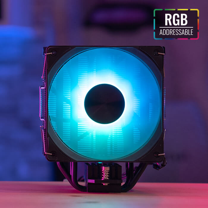 AeroCool Rime 4 Dual ARGB Cpu Air  Cooler