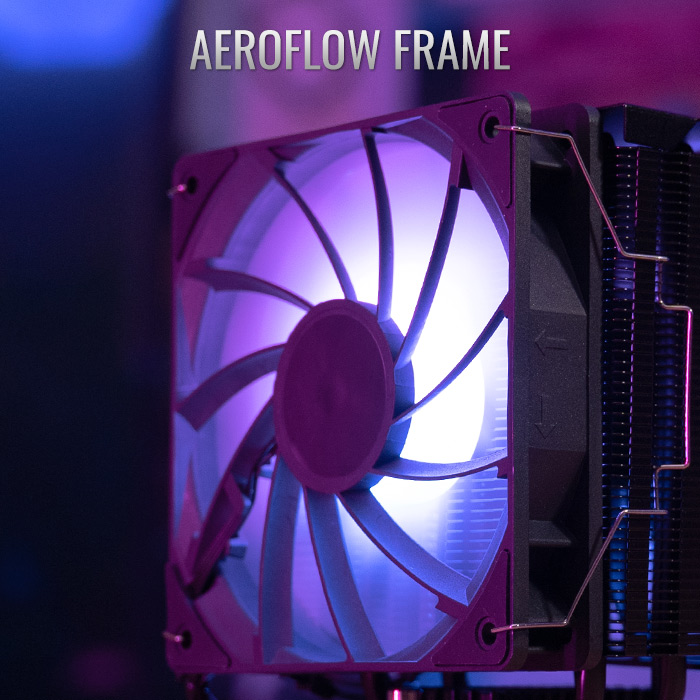 AeroCool Rime 4 Dual ARGB Cpu Air  Cooler