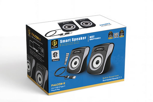 ST Standard Speaker USB & TypeC FALCON-X Wired Speaker