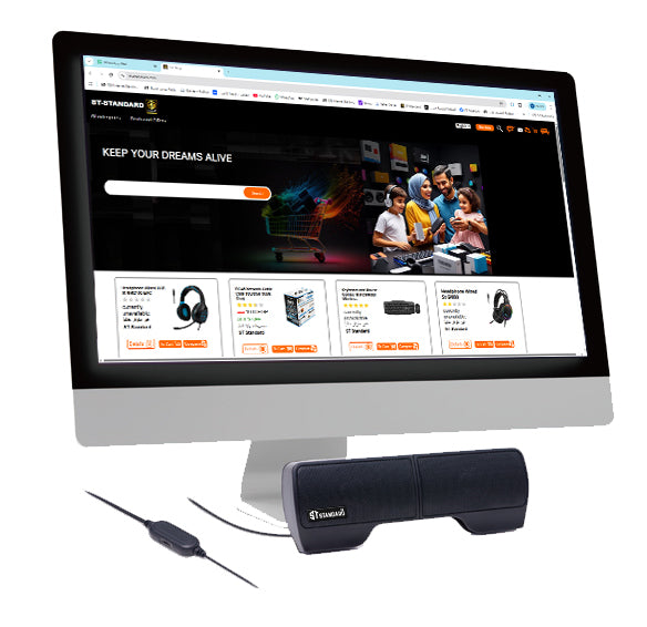 ST Standard Speaker USB & TypeC SONIC-X Wired Speaker