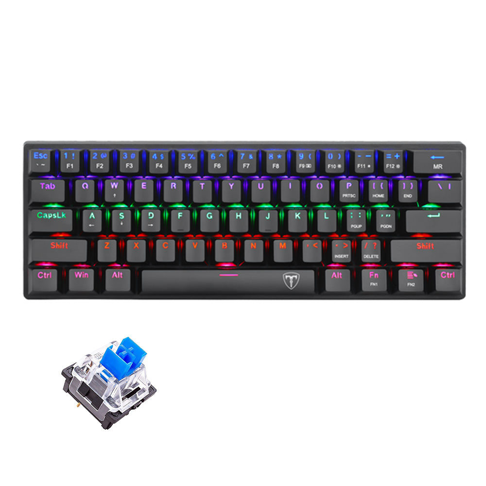 T-DAGGER ARENA TGK321 60% Wired Gaming Mechanical Keyboard - Blue Switch