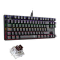 T-dagger TGK313  Bora Rainbow Led Tkl Gaming Mechanical Brown Switch Keyboard