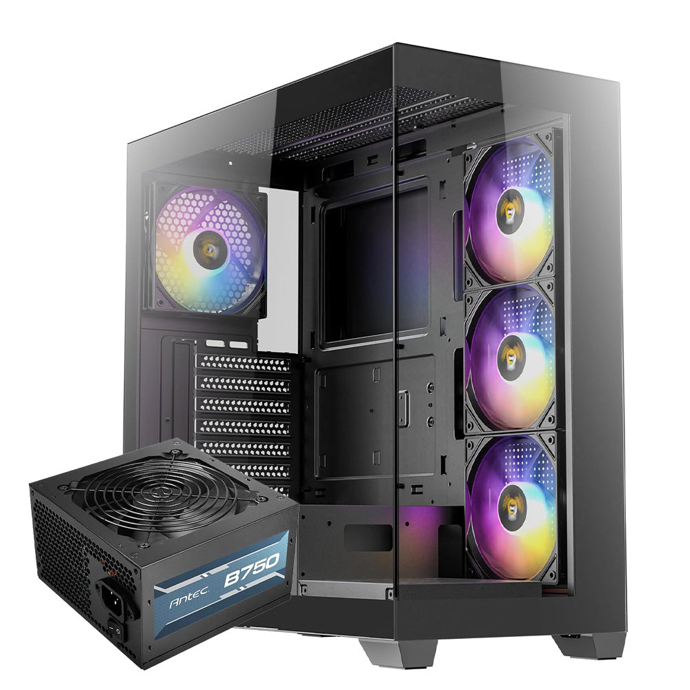 Antec CX300 ARGB Case with PSU 750w 80+ Bronze