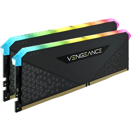 مجموعة ذاكرة Corsair VENGEANCE RGB RS سعة 16 جيجابايت (2 × 8 جيجابايت) DDR4 DRAM بسرعة 3200 ميجاهرتز C16 