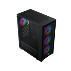 Xigmatek Master X Gaming MID Tower Case 4 مراوح RGB + 600 واط 80+ 